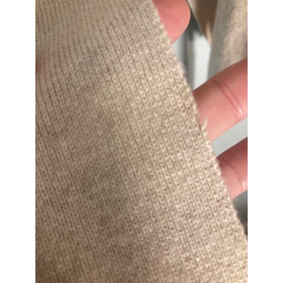 Twelfth Street Cynthia Vincent Cashmere Shrug Luxury Neutral Sweater Knit ~ Sz L - Picture 7 of 12